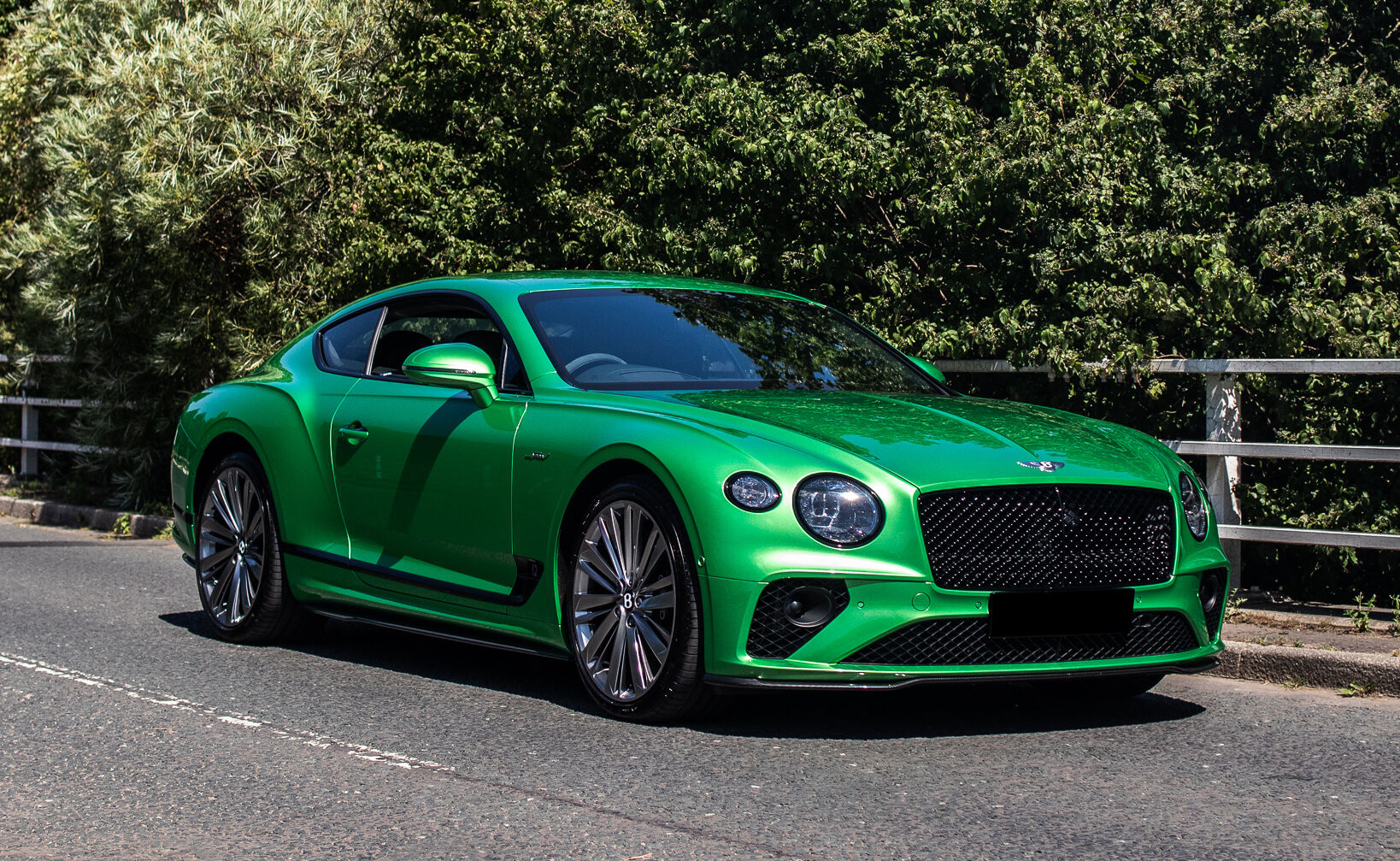 Rear view of Bentley GTC Speed